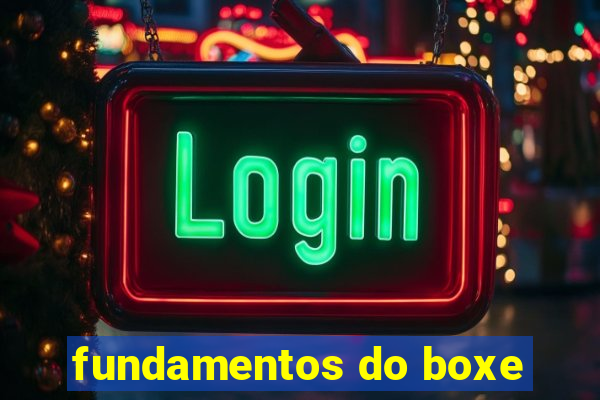 fundamentos do boxe